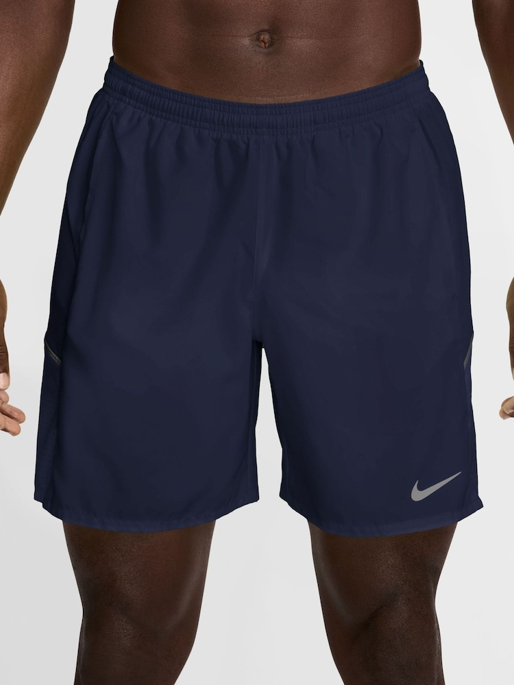 Nike Midnight Navy Miler Dri-FIT 7 Inch Unlined Running Shorts - Image 1 of 4
