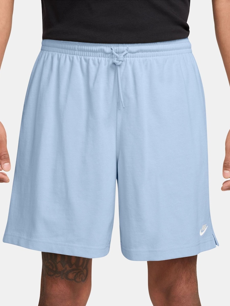 Nike Hydrogen Blue Club Knit Shorts - Image 1 of 4