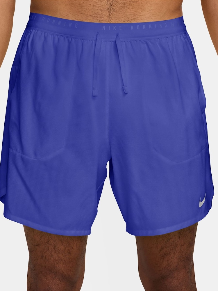 Nike Lapis Blue Dri-FIT Stride 7 Inch Brief Lined Running Shorts - Image 1 of 5