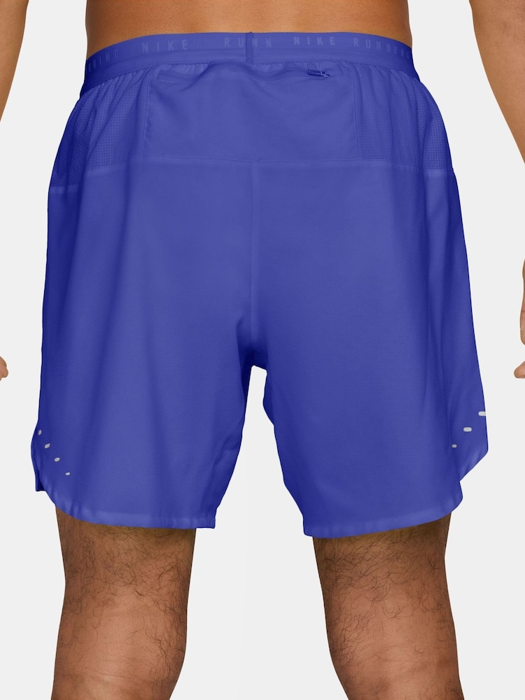 Nike Lapis Blue Dri-FIT Stride 7 Inch Brief Lined Running Shorts - Image 2 of 5