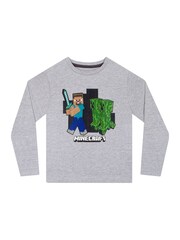 Character Grey Minecraft Gaming Pyjamas - Image 3 of 6
