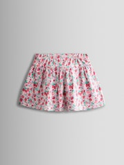 JoJo Maman Bébé Pink Smocked Cap Sleeve Top & Skort Set - Image 5 of 7
