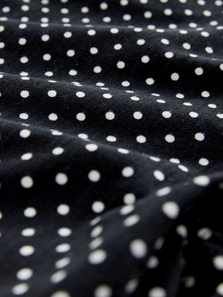 أسود منقط - جينزات برجل مستقيمة - صورة 9 من 9