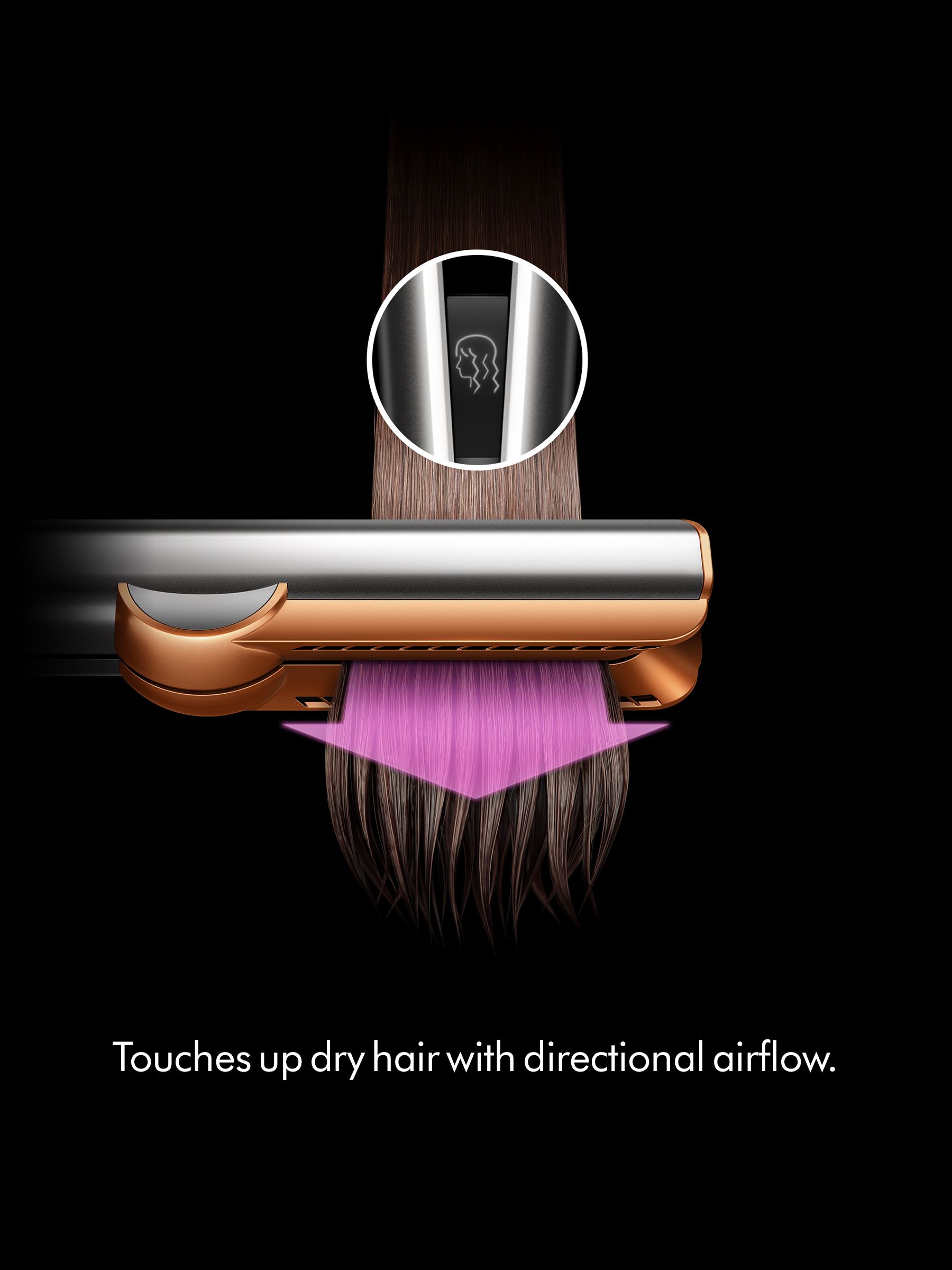Buy Dyson Airstrait Dryer and Straightener in Amber Silk from the