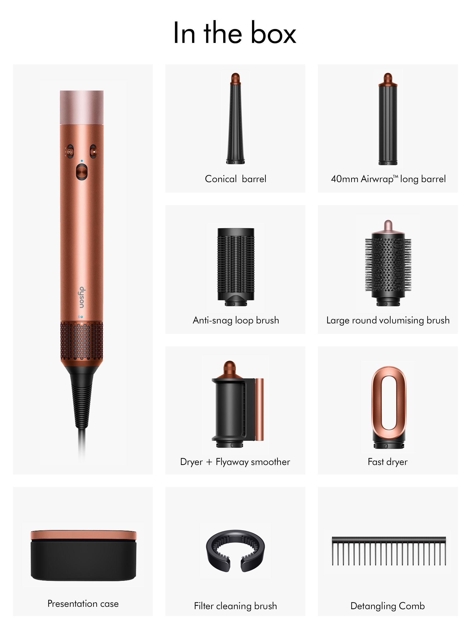 Buy Dyson Airwrap i.d. Straight + Wavy Styler & Dryer from the