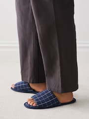 ネイビー - Slim Sole Slipper Sliders - 画像 1 / 6