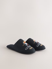 ブラック - Guinness タオル地ミュールスリッパ - 画像 3 / 7