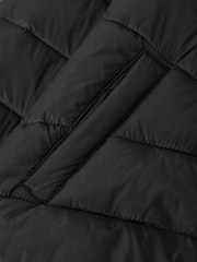 Name It Black Hooded Puffer Jacket - Image 3 of 4