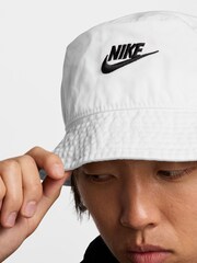Nike White Apex Futura Washed Bucket Hat - Image 4 of 6