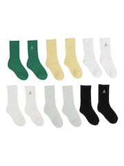 Jordan Green Everyday Essentials Socks 6 Pack - Image 1 of 3