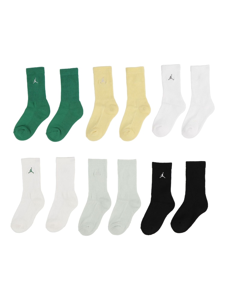 Jordan Green Everyday Essentials Socks 6 Pack - Image 2 of 3