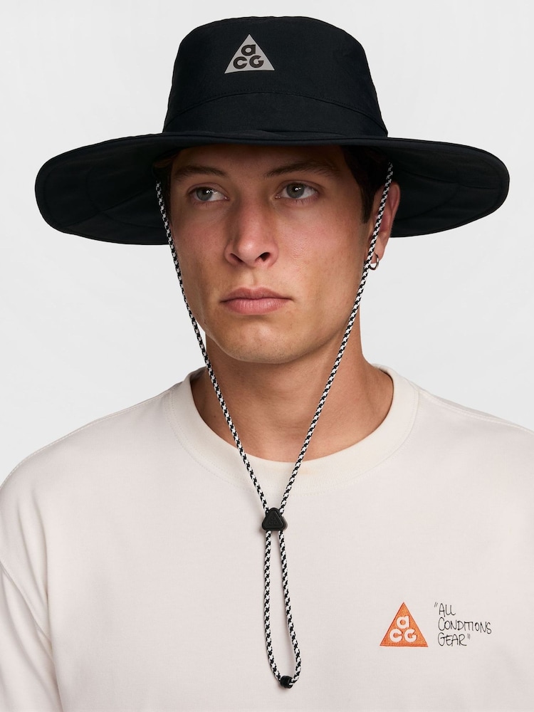 Nike Black ACG Apex Bucket Hat - Image 1 of 6