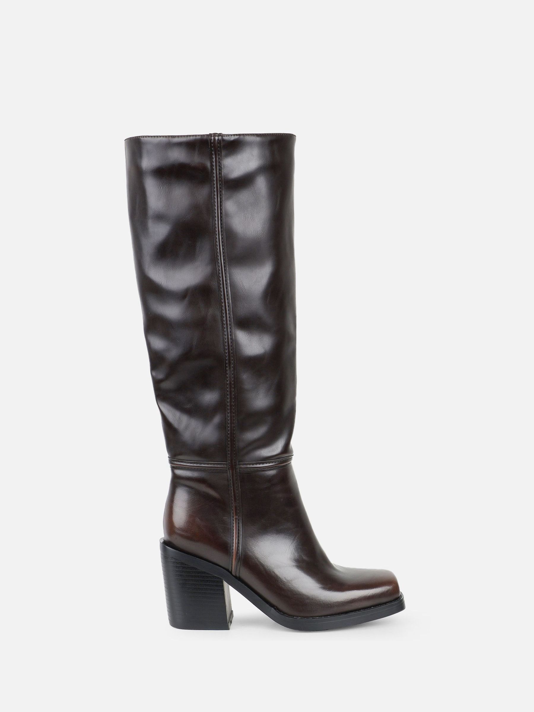 Buy Simmi London Brown Kiana Knee High Riding Boots from Next Canada