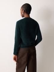 Jigsaw Green Halo Cashmere Jumper - Image 2 of 2