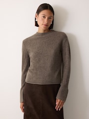 Jigsaw Grey Cloud Cashmere Eldon Jumper - Image 1 of 2
