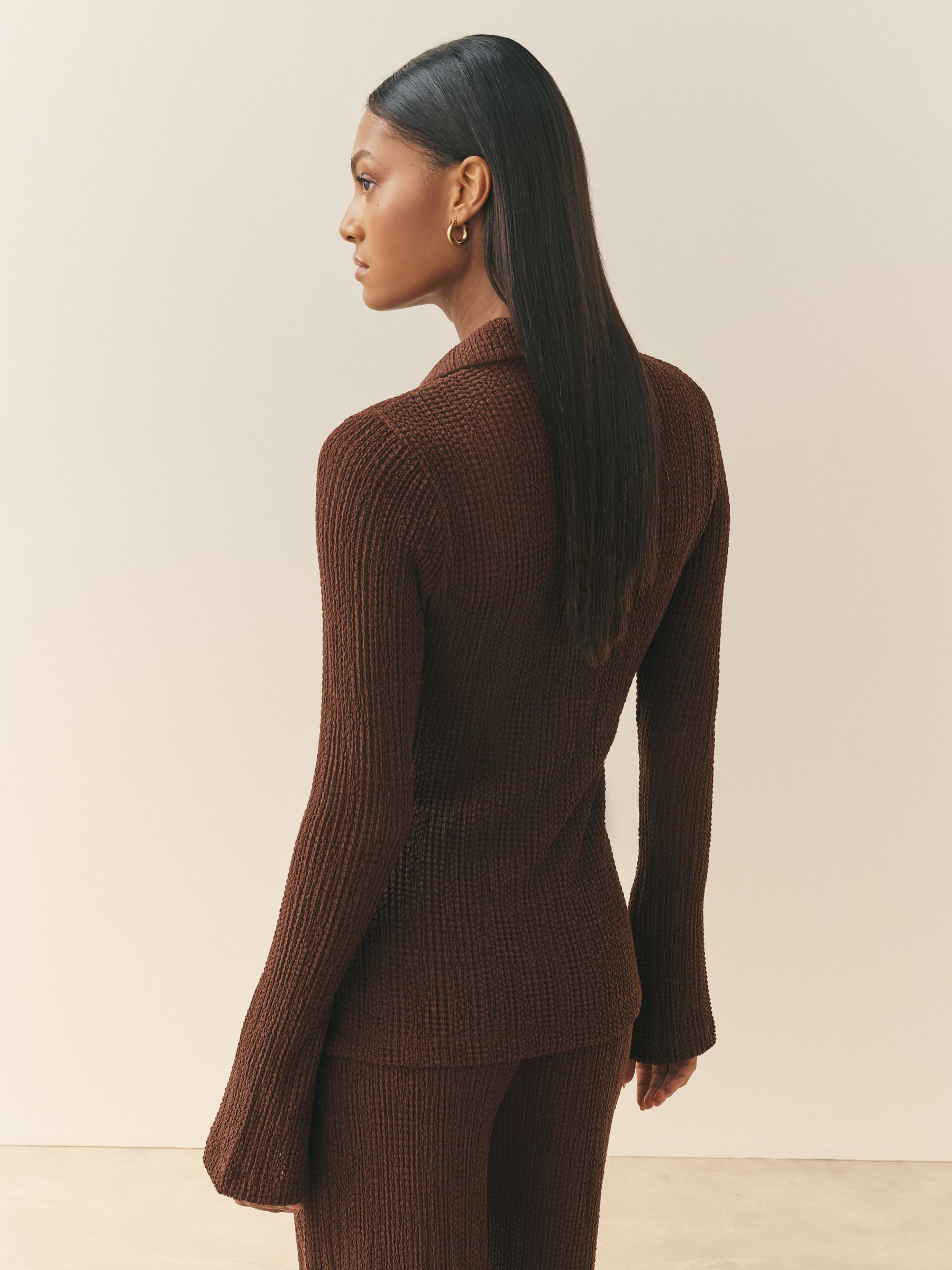 Buy Nothing Ordinary Chocolate Brown Premium Soft Touch Crinkle