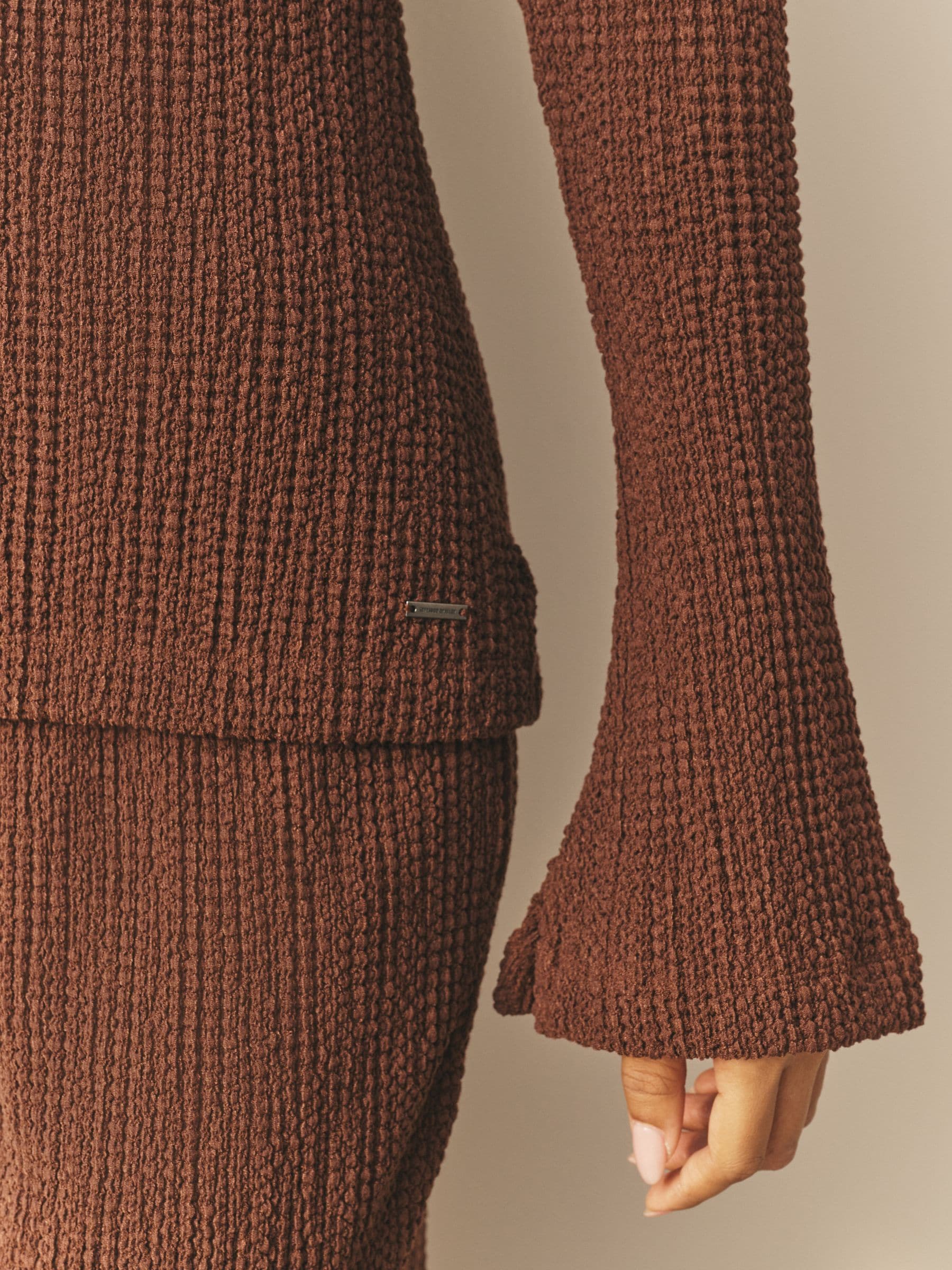 Buy Nothing Ordinary Chocolate Brown Premium Soft Touch Crinkle