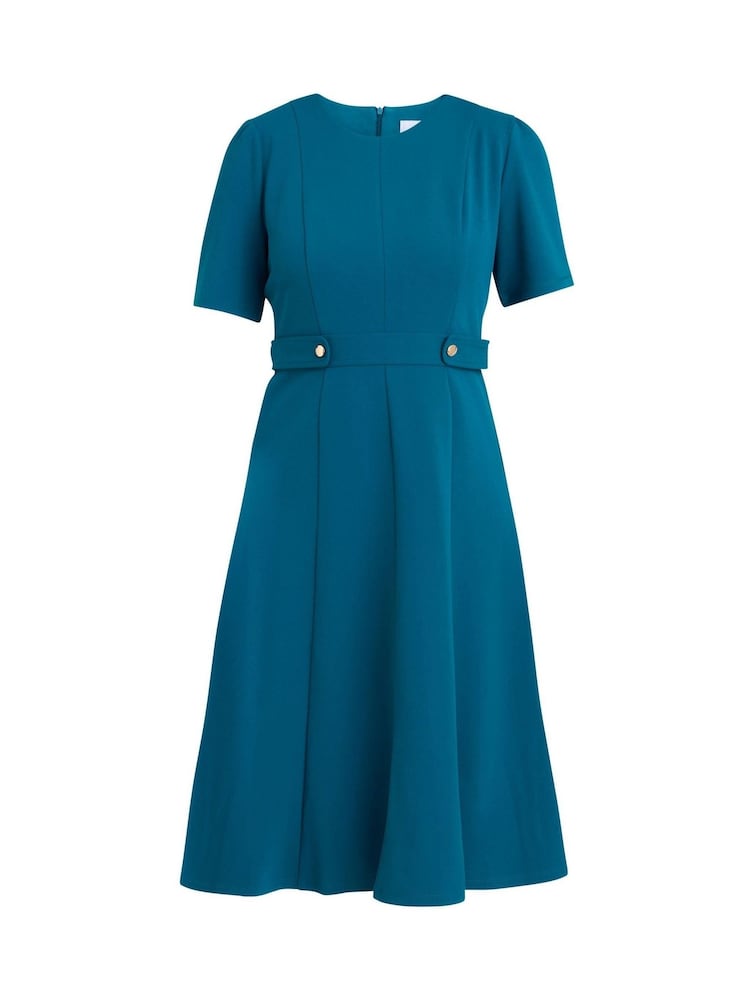 Gina Bacconi Blue Mel Fit And Flare Midi Dress - Image 5 of 5