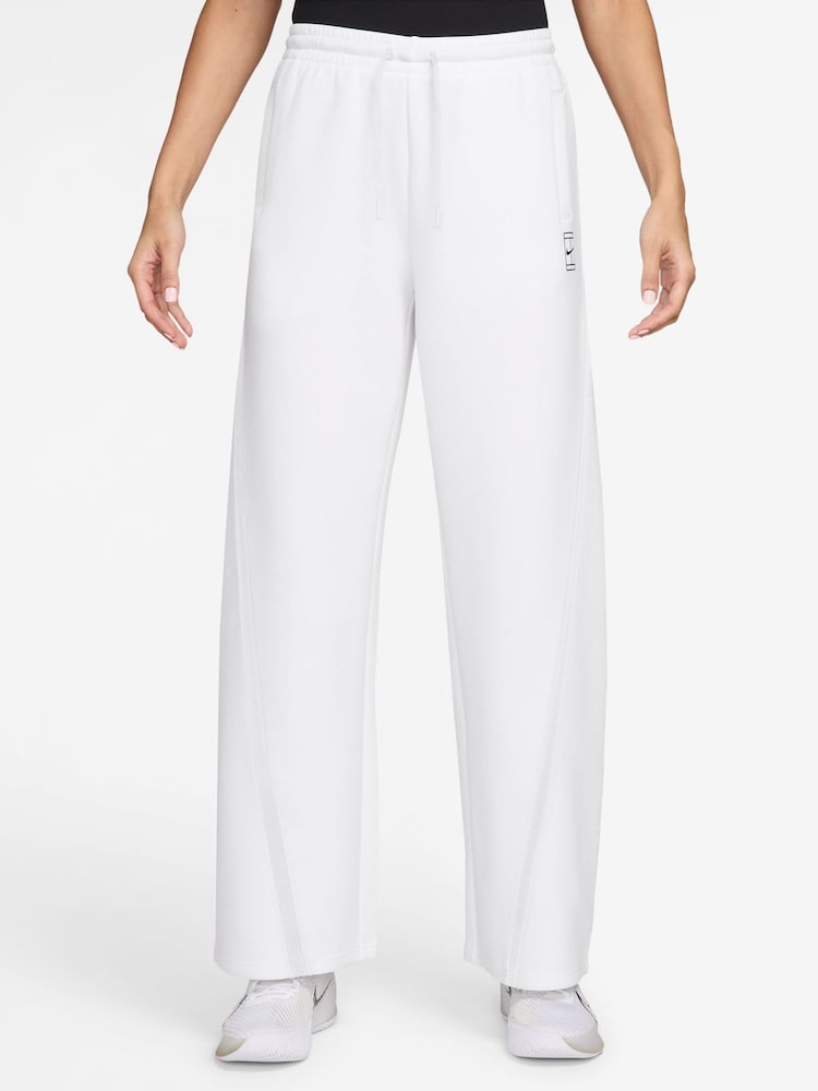 Nike White Advantage Dri-FIT Mid Rise Tennis Joggers - Image 1 of 3