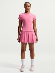 Nike Peony Pink Court Advantage Dri-FIT Pleated Tennis Skirt - Image 1 of 7