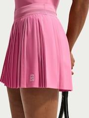 Nike Peony Pink Court Advantage Dri-FIT Pleated Tennis Skirt - Image 4 of 7