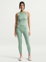 Steam Green - Nike One Dri-FIT Twist Detail Vest Top - Bild 1 von 5