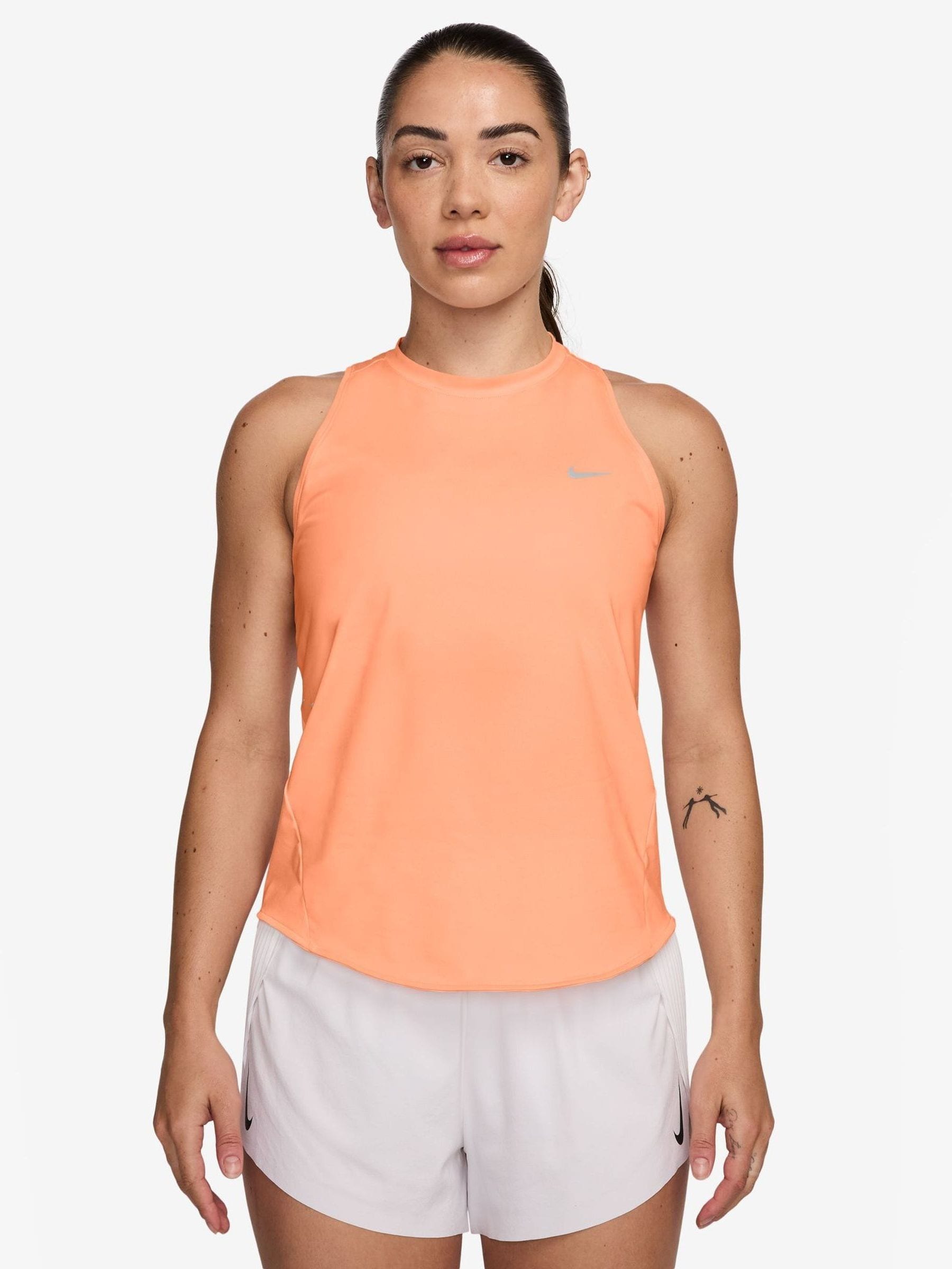nike running top orange