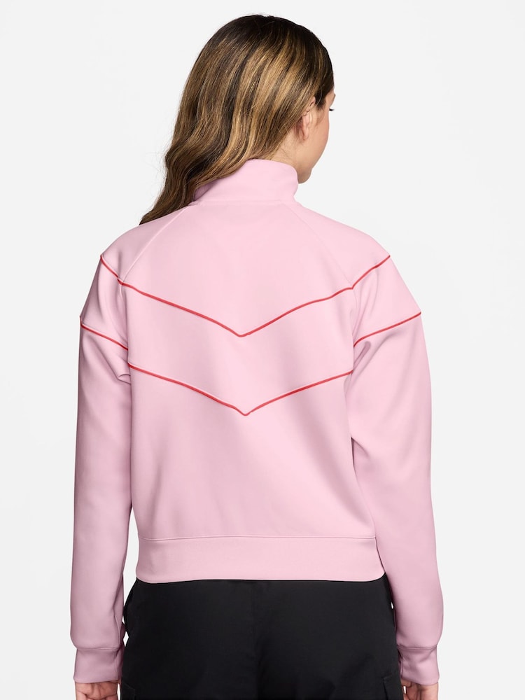 Nike Pink Foam Windrunner Piping Detail Track Jacket - Image 2 of 3