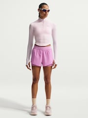 Nike Purple Swift Dri-FIT Mid Rise 2-in-1 Running Shorts - Image 1 of 6