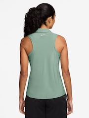 Nike Steam Green Victory Dri-FIT Sleeveless Polo Shirt - Image 2 of 3