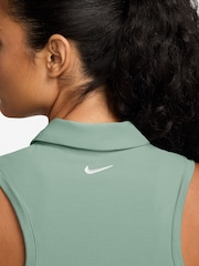 Nike Steam Green Victory Dri-FIT Sleeveless Polo Shirt - Image 3 of 3