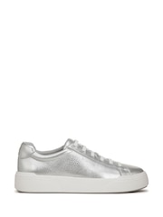 Vionic Silver Colbie Wide Fit Arch Support Lace-Up Trainers - Bild 1 von 7