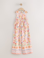 Flower Print Top And Wide Leg Trousers Set (3-16yrs) - Image 1 of 6