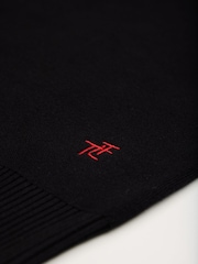 The Little Tailor Black Chrome Ski Text Slim Fit Jumper - Image 9 of 9