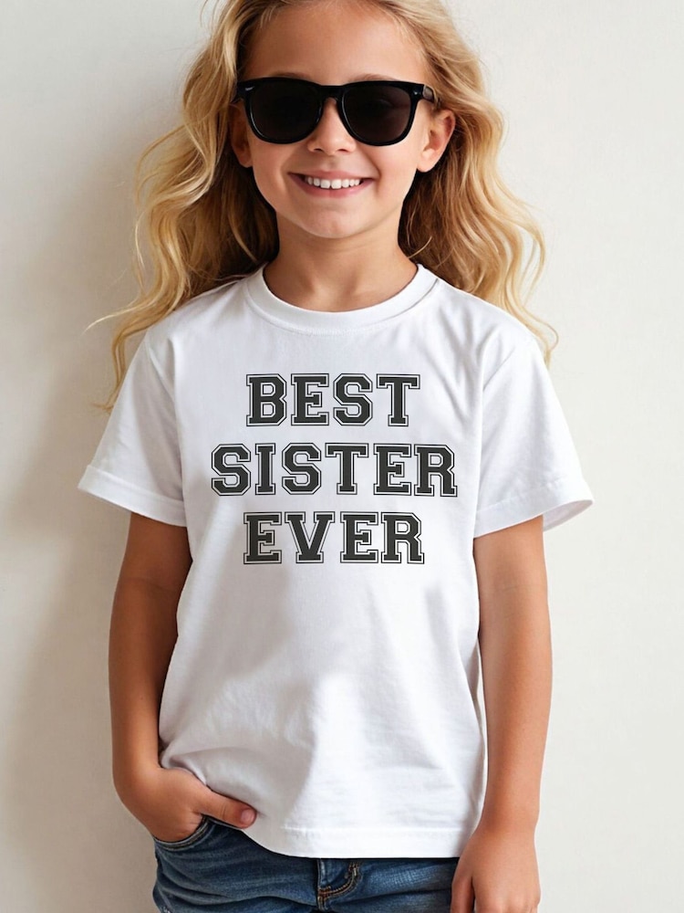 Loveabode Personalised Kids "Custom Text" T-Shirt - Image 1 of 6 Loveabode Personalised Kids "Custom Text" T-Shirt - Image 1 of 6