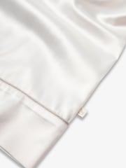 Crema - The Little Tailor Satin Button Through Pyjamas - Imagen 10 de 14