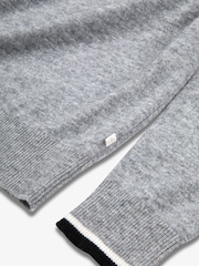 Grau - The Little Tailor Kids Smart Fairisle Knit Crew Neck Jumper - Bild 9 von 10