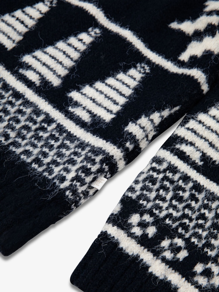 The Little Tailor Kids Chunky Two Tone Fairisle Jumper - Image 10 of 10 The Little Tailor Kids Chunky Two Tone Fairisle Jumper - Image 10 of 10