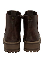 Lotus Brown Wide Fit Wide Fit Casual Ankle Boots - Image 3 of 4