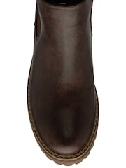 Lotus Brown Wide Fit Wide Fit Casual Ankle Boots - Image 4 of 4