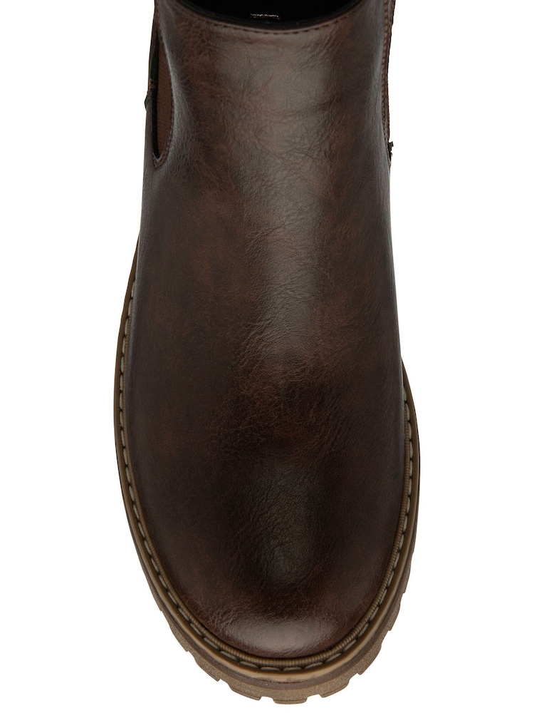 Lotus Brown Wide Fit Wide Fit Casual Ankle Boots - Image 4 of 4