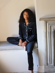 The Little Tailor Kids Luxury Soft Touch Velour Christmas Pyjamas - Image 2 of 10