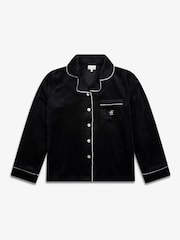 The Little Tailor Kids Luxury Soft Touch Velour Christmas Pyjamas - Image 4 of 10