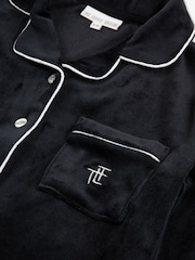 The Little Tailor Kids Luxury Soft Touch Velour Christmas Pyjamas - Image 8 of 10