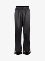 Negro - The Little Tailor Satin Button Through Pyjamas - Imagen 6 de 13