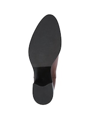Jones Bootmaker Brown Karlee Leather Slip-In Ankle Boots - Image 5 of 5