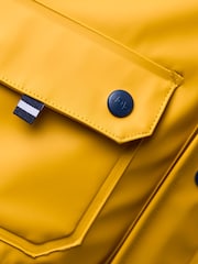 JoJo Maman Bébé Bright Yellow Waterproof Cosy Lined Fisherman's Jacket - Image 5 of 6