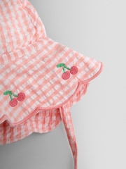 JoJo Maman Bébé Pink Floppy Sun Hat - Image 3 of 4