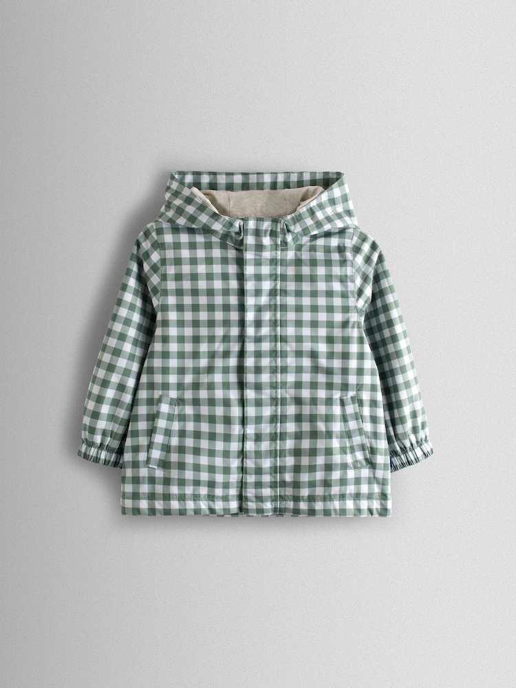 JoJo Maman Bébé Green Gingham Jacket - Image 1 of 4