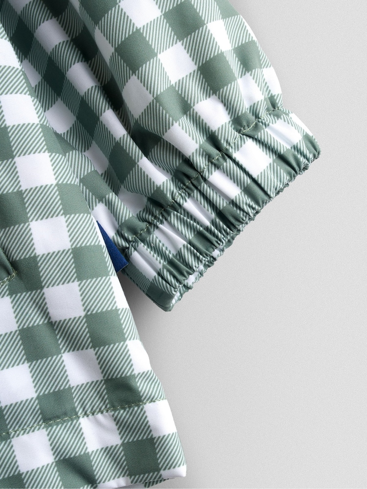 JoJo Maman Bébé Green Gingham Jacket - Image 4 of 4